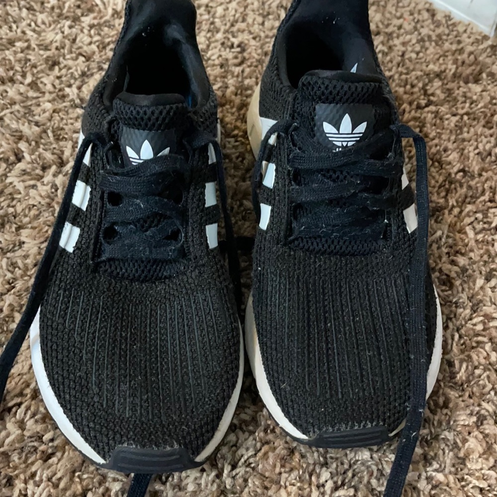 Adidas black sneakers
